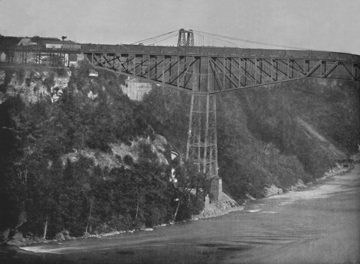 Niagara Cantilever Bridge, 1800-talet av Unbekannt