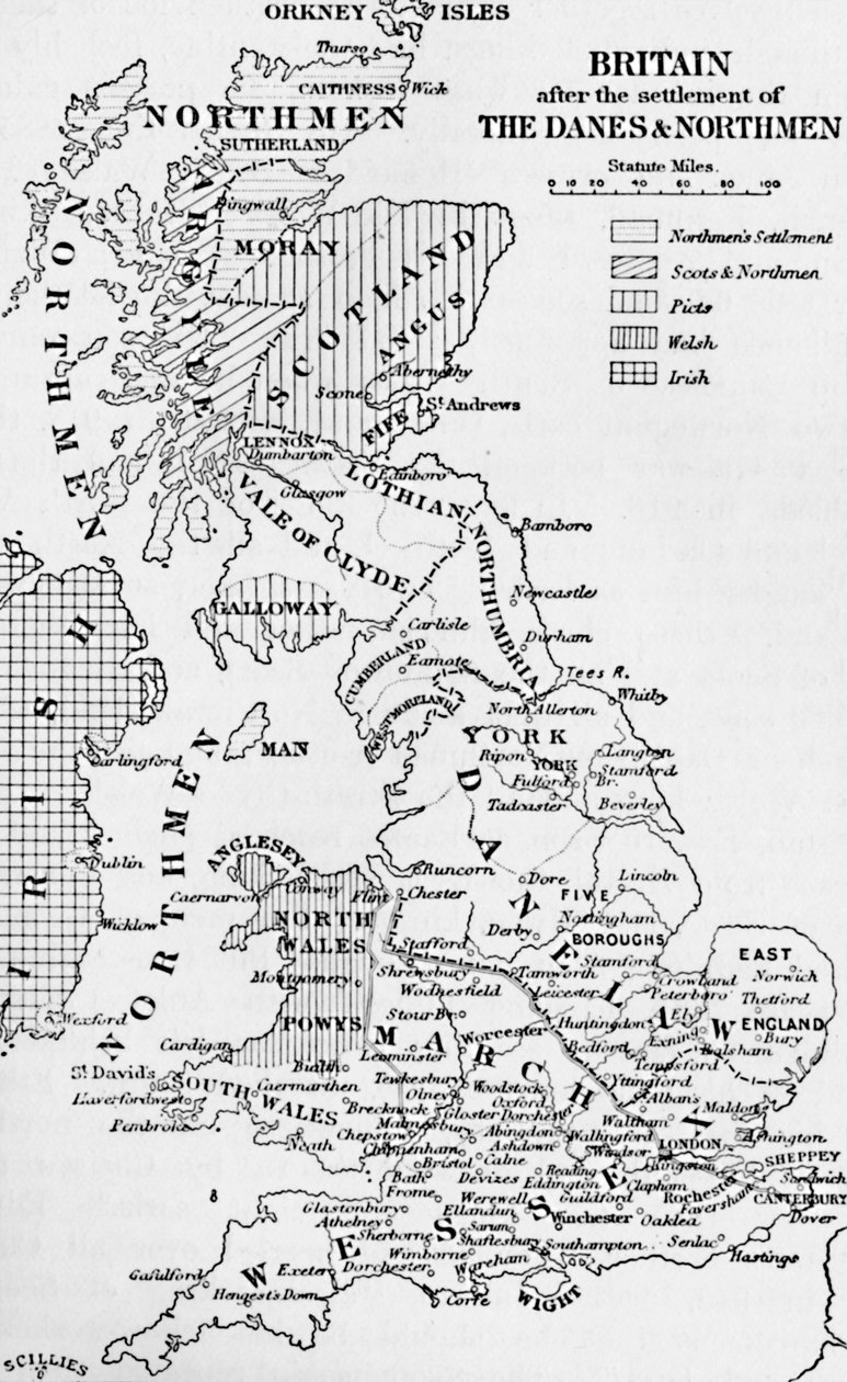 Nordmännen i England, 1902 av Unbekannt