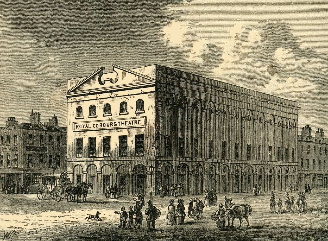 The Old Coburg Theatre 1820, c1878. av Unbekannt