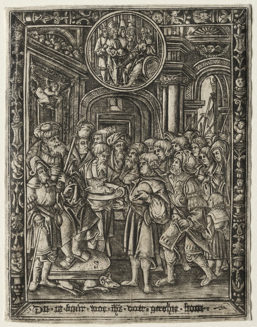 Den gamle kungen på sin tron, ca. 1520. av Unbekannt