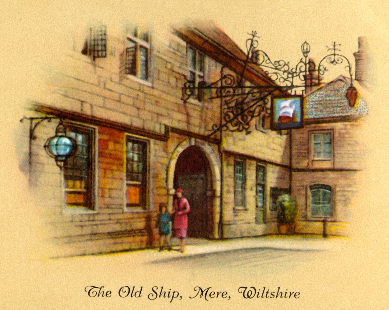 The Old Ship, Mere, Wiltshire, 1939. av Unbekannt