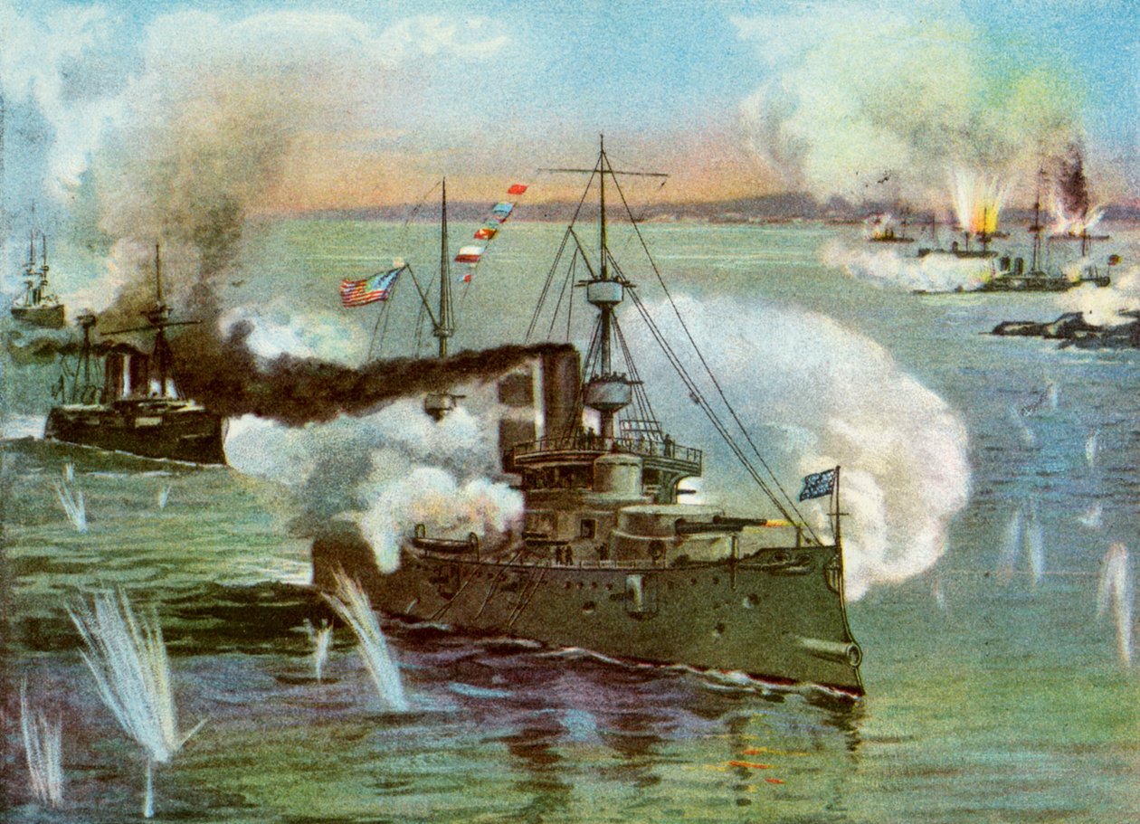 Olympia i Manila, 1898 av Unbekannt