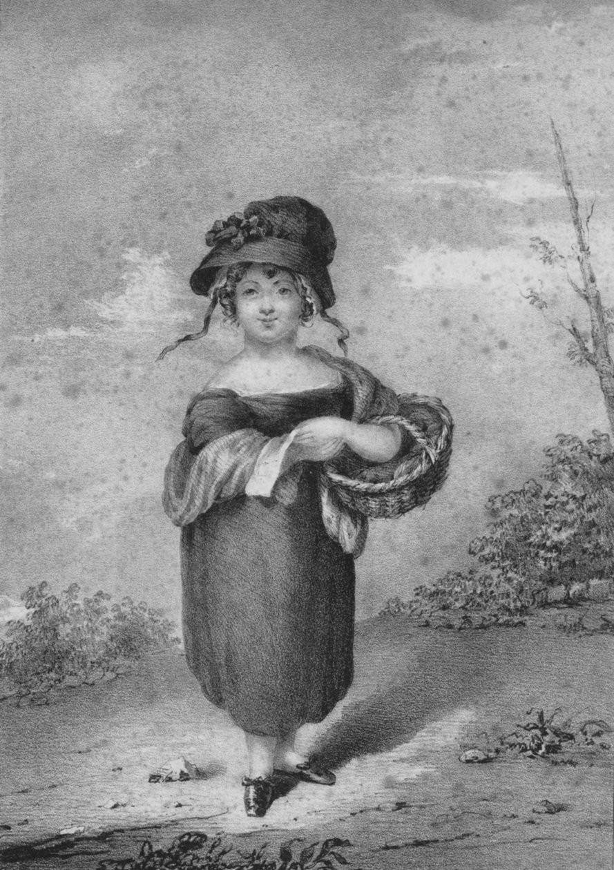 Den föräldralösa, 1830 av Unbekannt