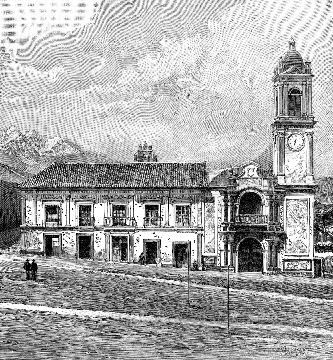 Kongresspalatset, La Paz, Bolivia, 1895 av Unbekannt