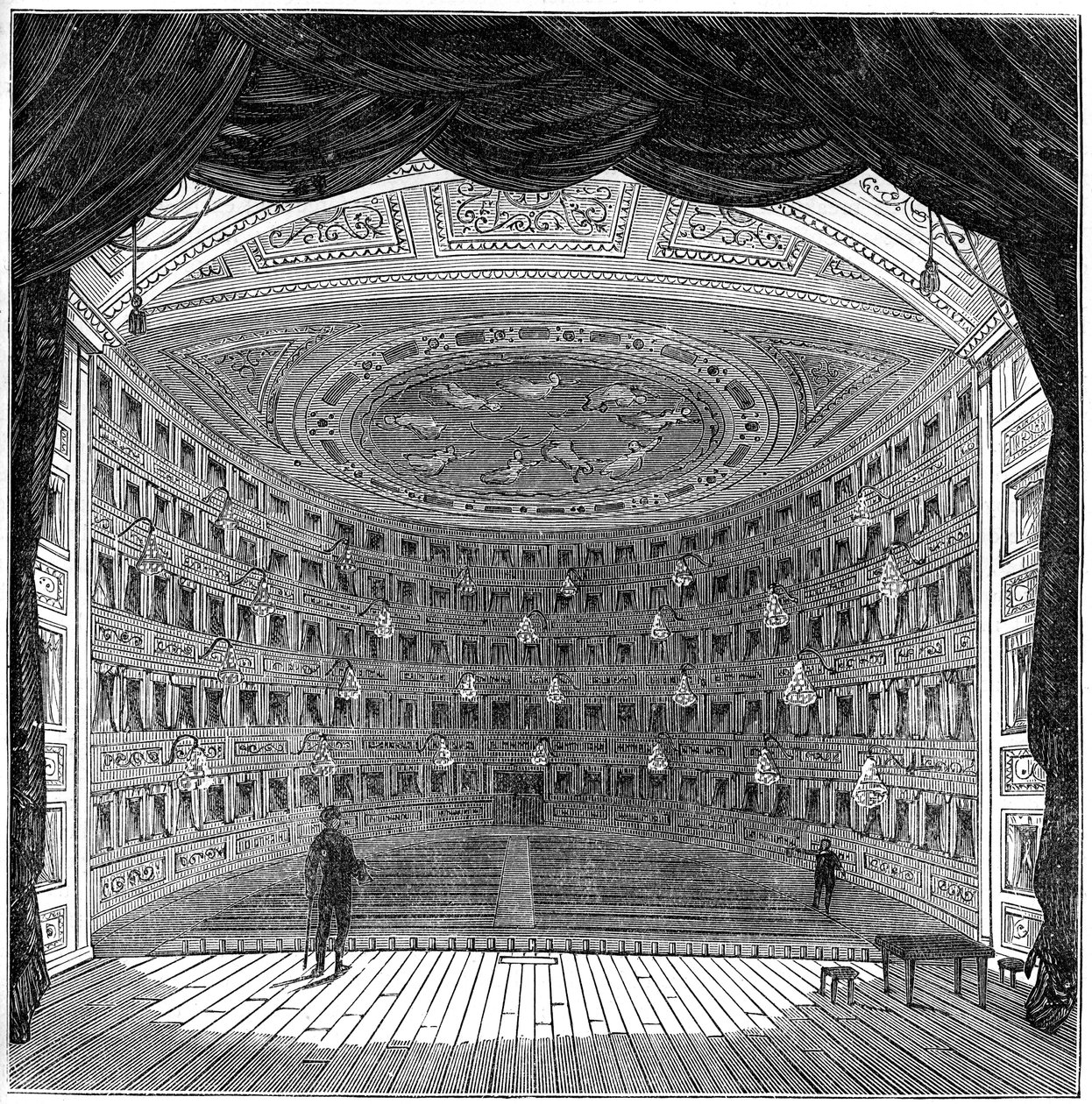 Pantheon Theatre, London, 1812 1891 av Unbekannt