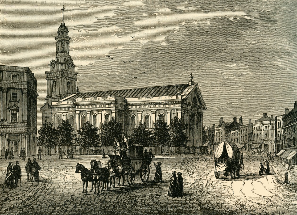 The Parish Church, Greenwich, c1878. av Unbekannt