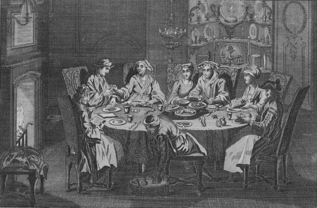 De portugisiska judarnas påsk, c1730-talet. av Unbekannt