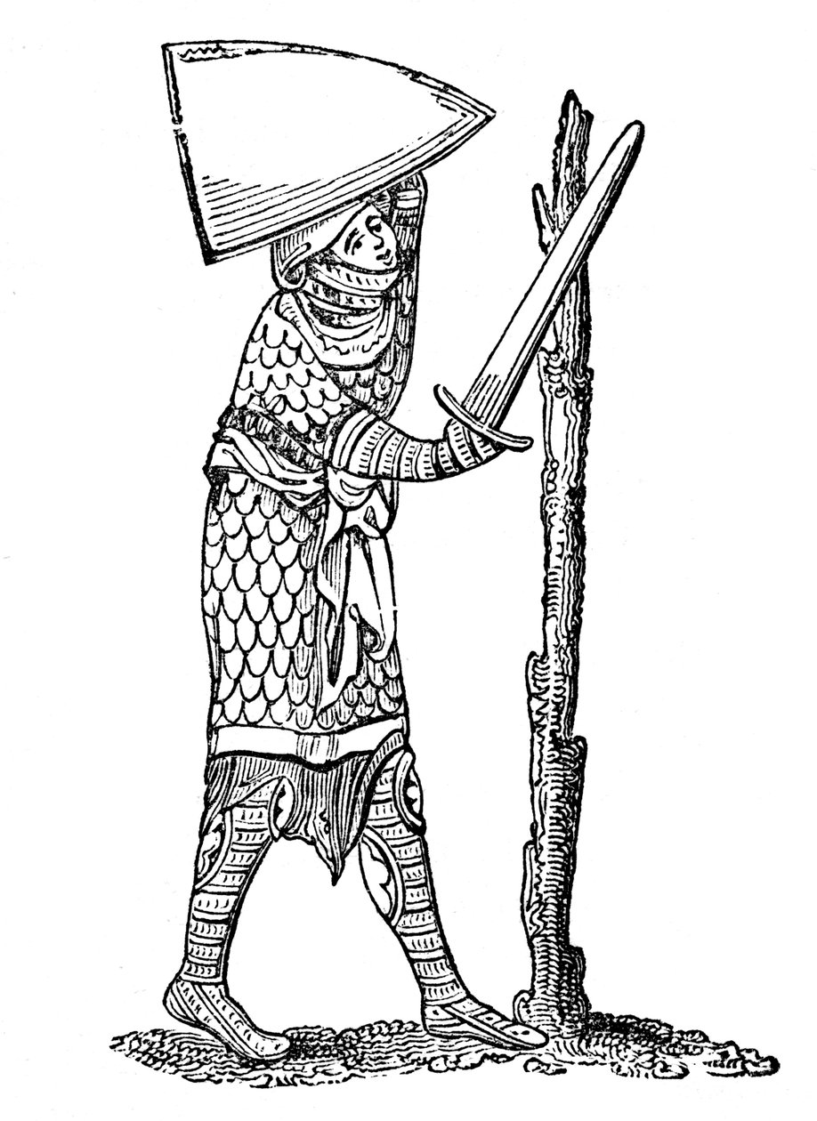 Pel-kvintainen, 1300-talet, 1883 av Unbekannt