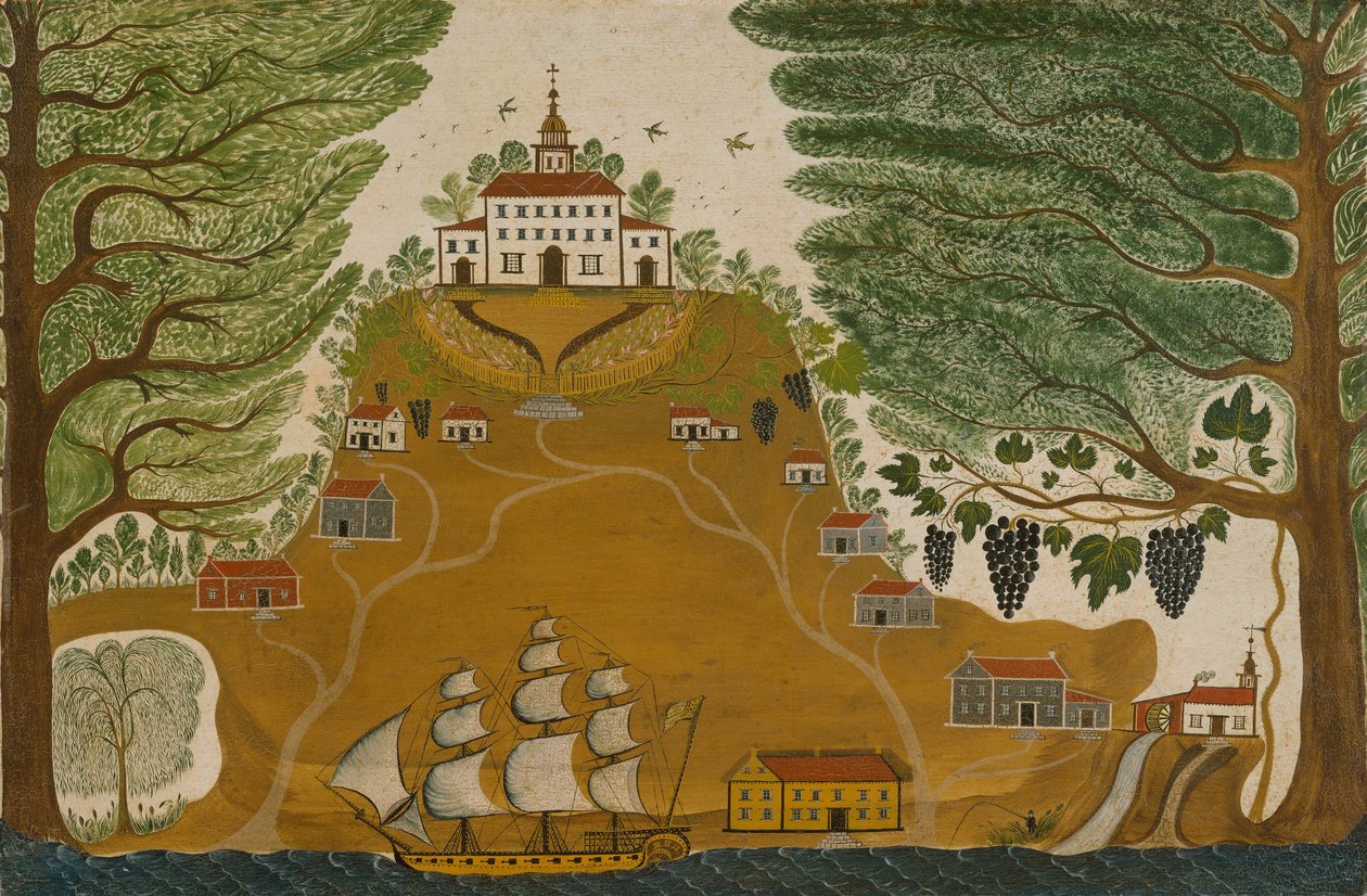 Plantagen, ca. 1825. av Unbekannt