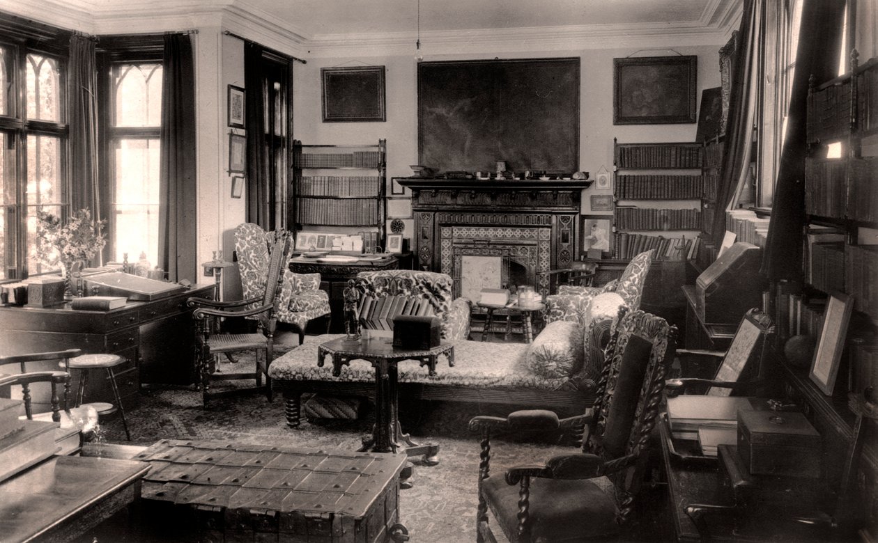 The Poets Study, Farringford House, 1900-talet av Unbekannt