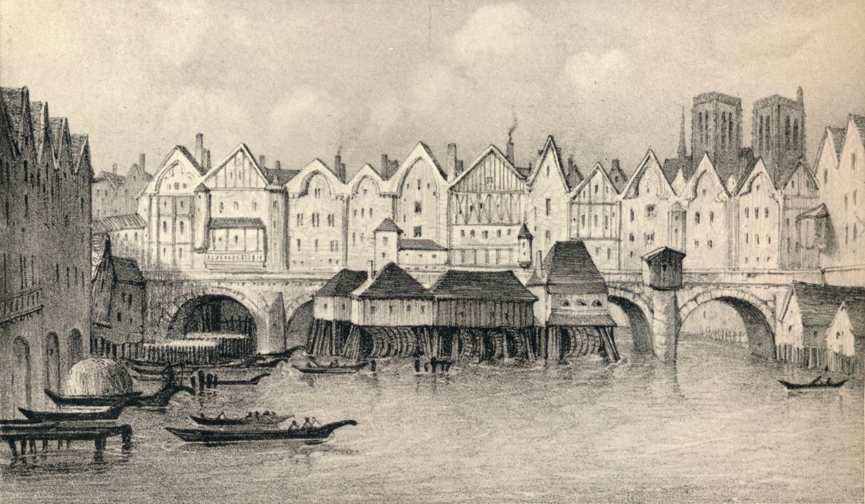 Pont Notre-Dame 1560, 1915. av Unbekannt