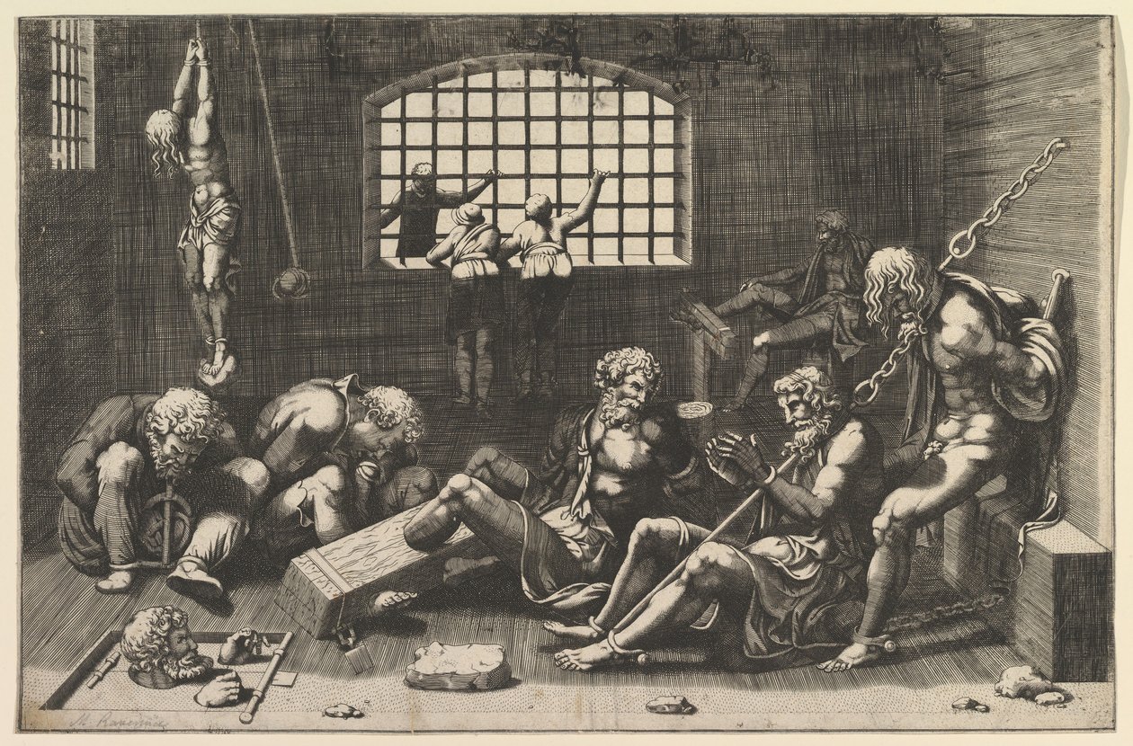 Fängelset, 1550-1600. av Unbekannt