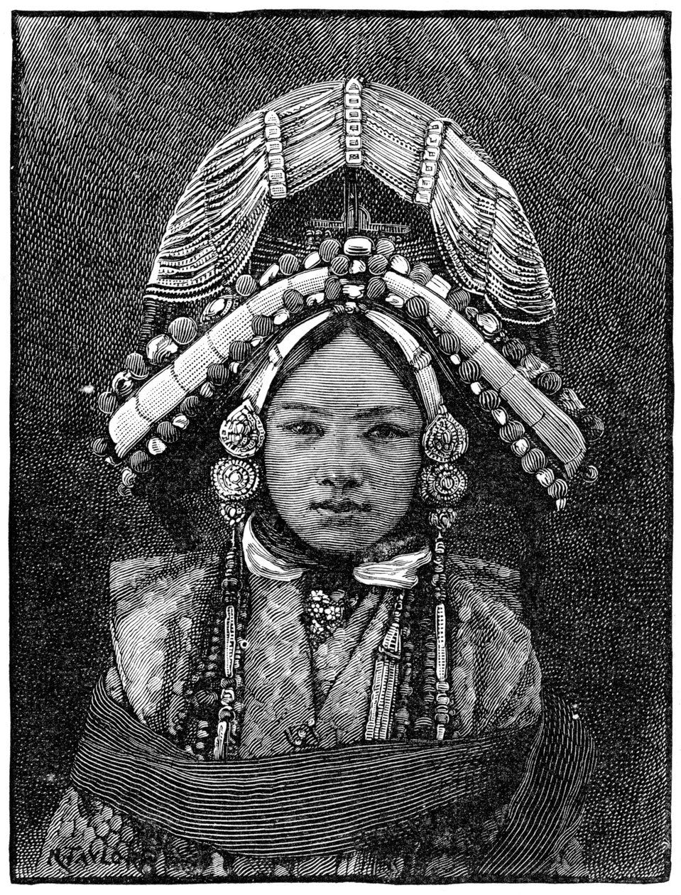 The Ranee of Sikkim, 1889 av Unbekannt