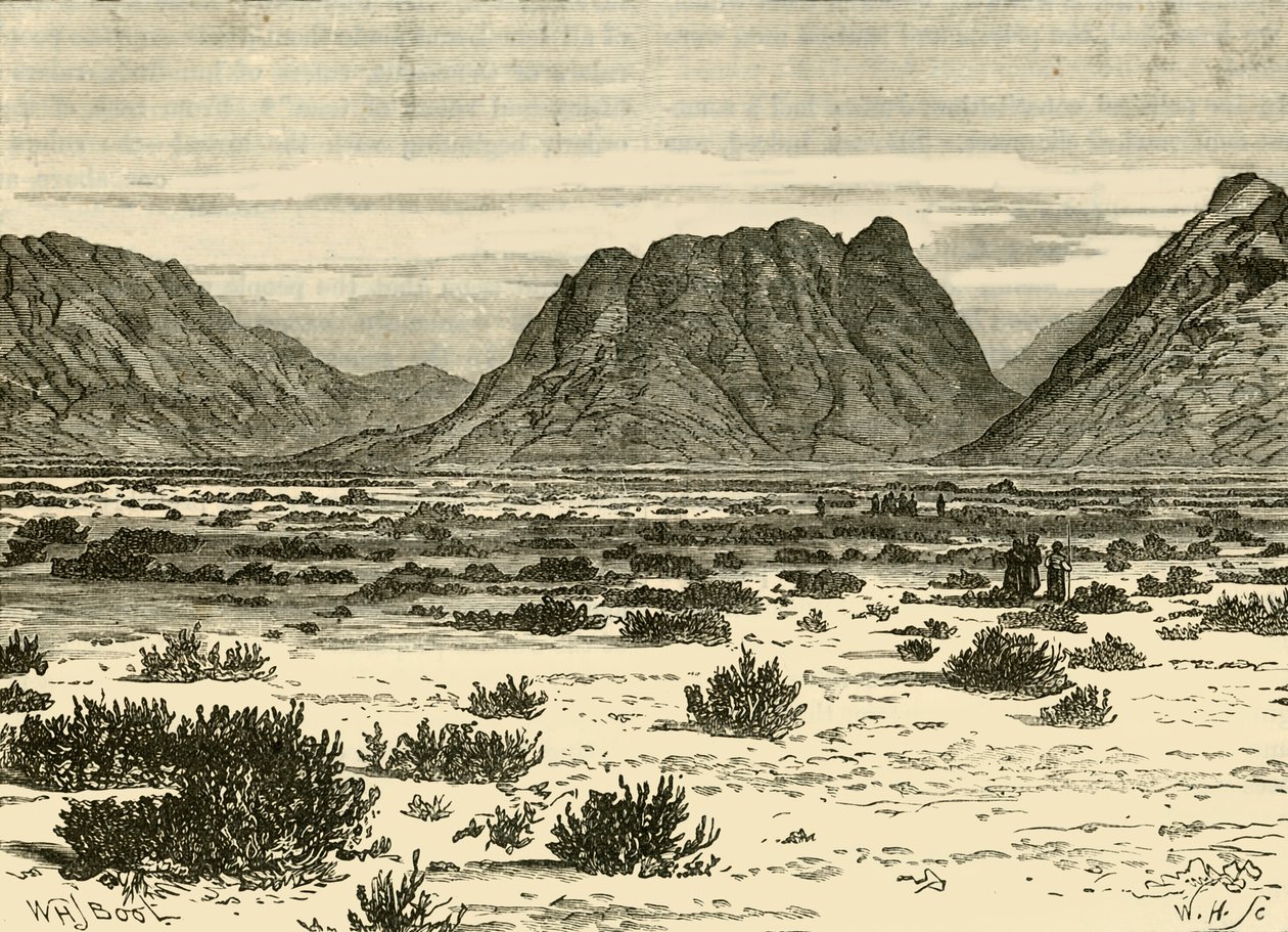 Ras Sufsafeh-berget Sinai, 1890. av Unbekannt