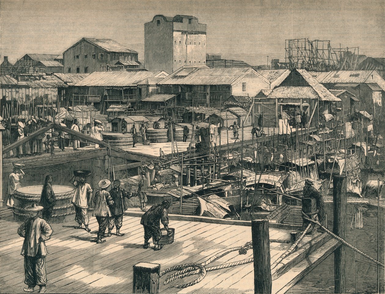 The Recent Riots at Canton, c1883. av Unbekannt