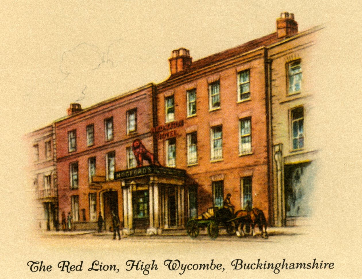 The Red Lion, High Wycombe, Buckinghamshire, 1936. av Unbekannt
