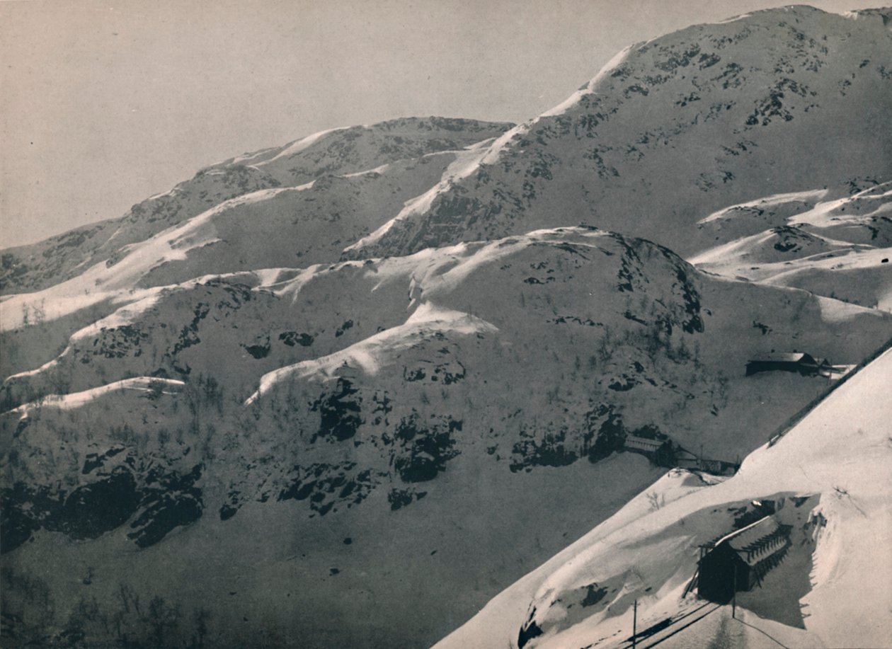 Reinunga-tunneln på Bergens järnväg, 1914. av Unbekannt