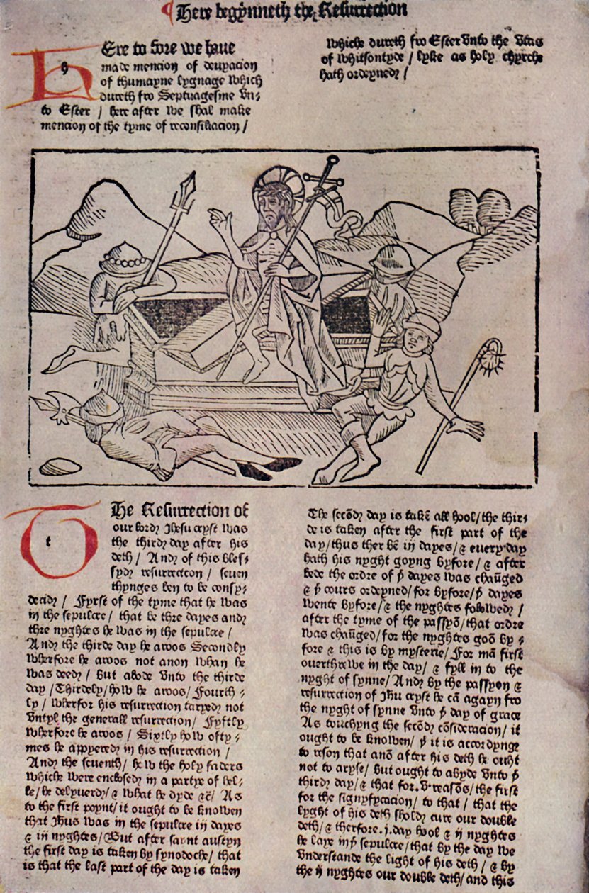 Uppståndelsen, 1483, 1947 av Unbekannt
