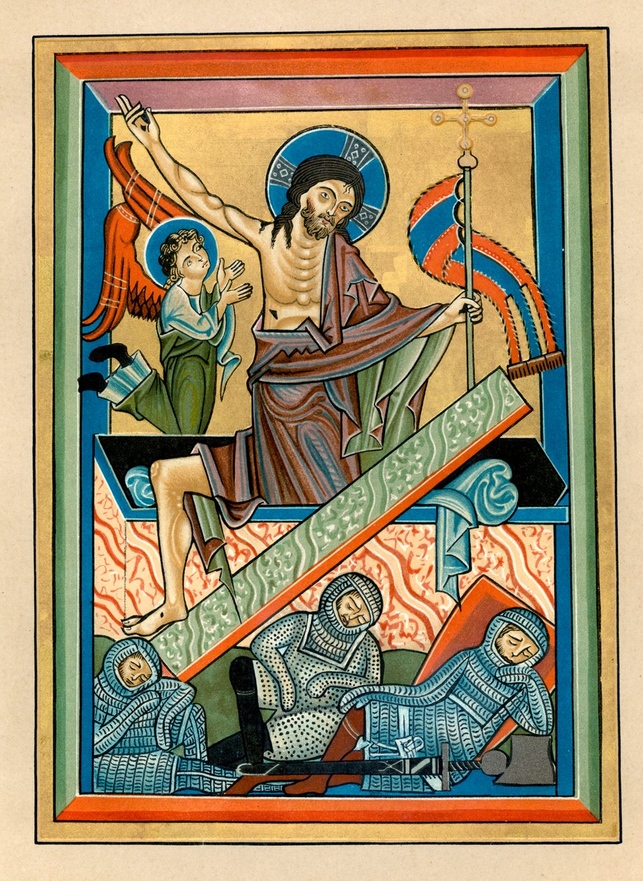 Uppståndelsen, c1240 av Unbekannt