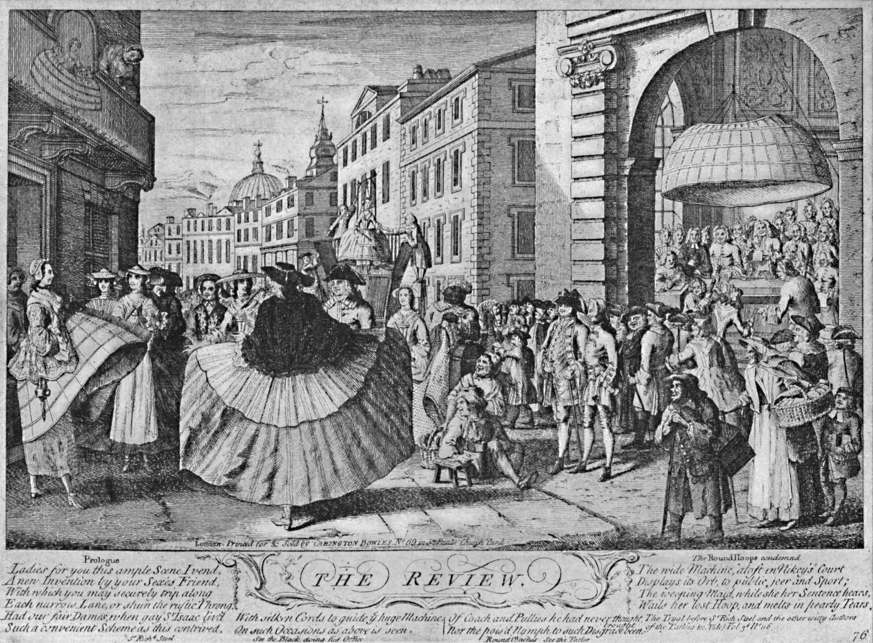 The Review: A Satire on Hoops, c1733, 1904 av Unbekannt