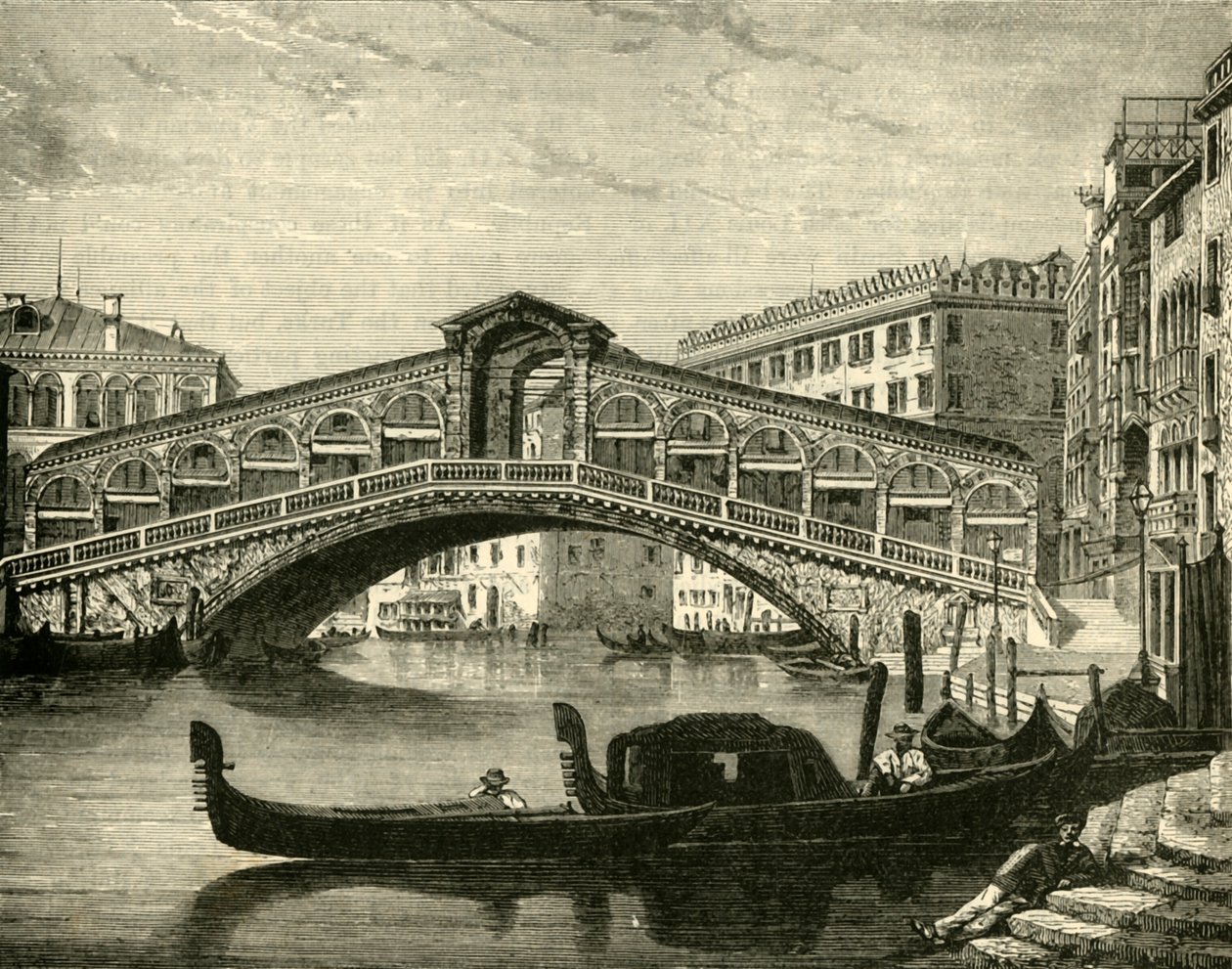 Rialto, Venedig, 1890. av Unbekannt
