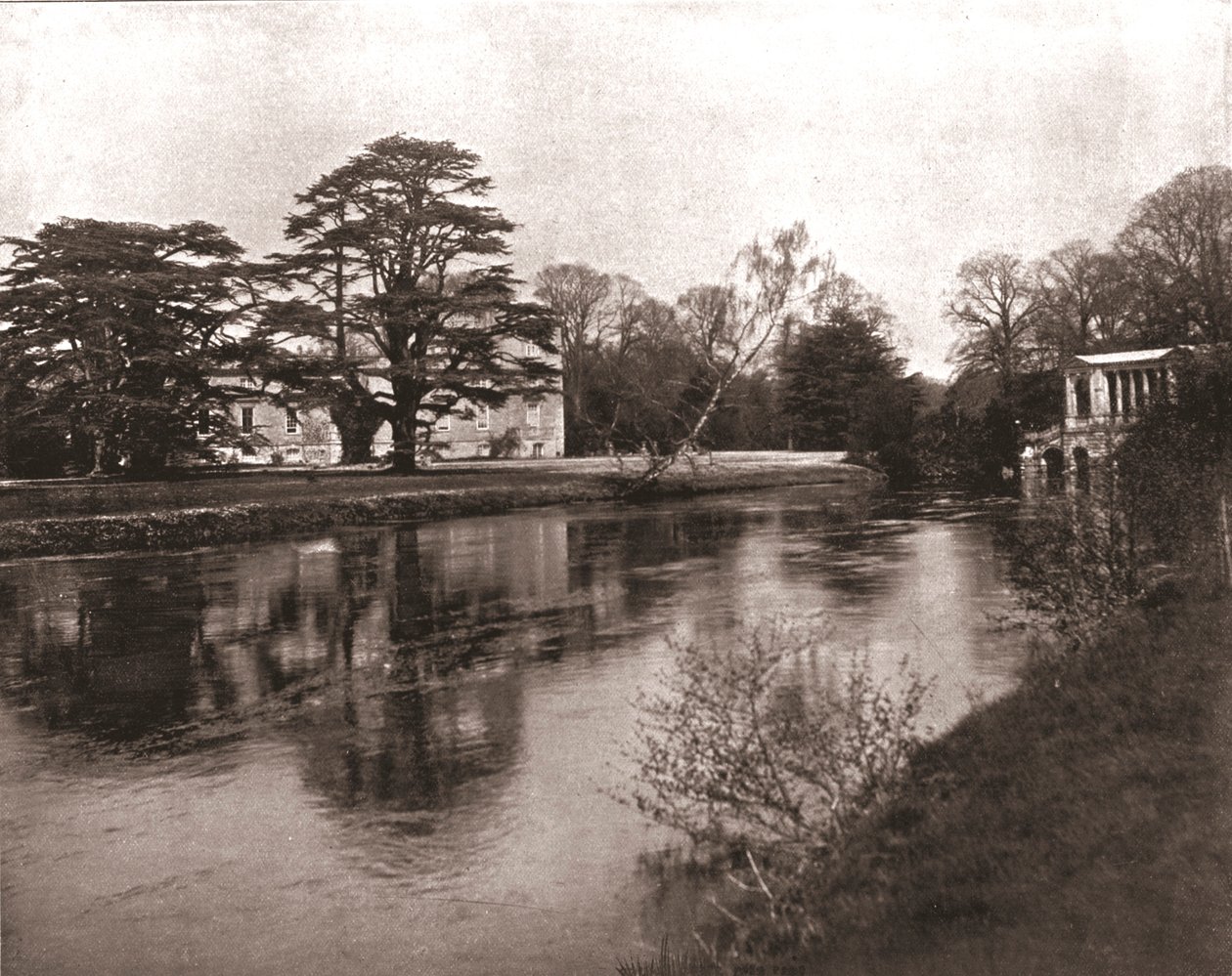 The River Nadder, Wilton House, Wiltshire, 1894. av Unbekannt