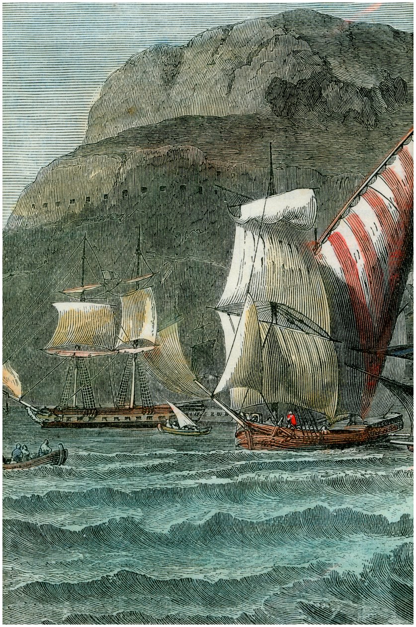 The Rock of Gibraltar, c1880 av Unbekannt