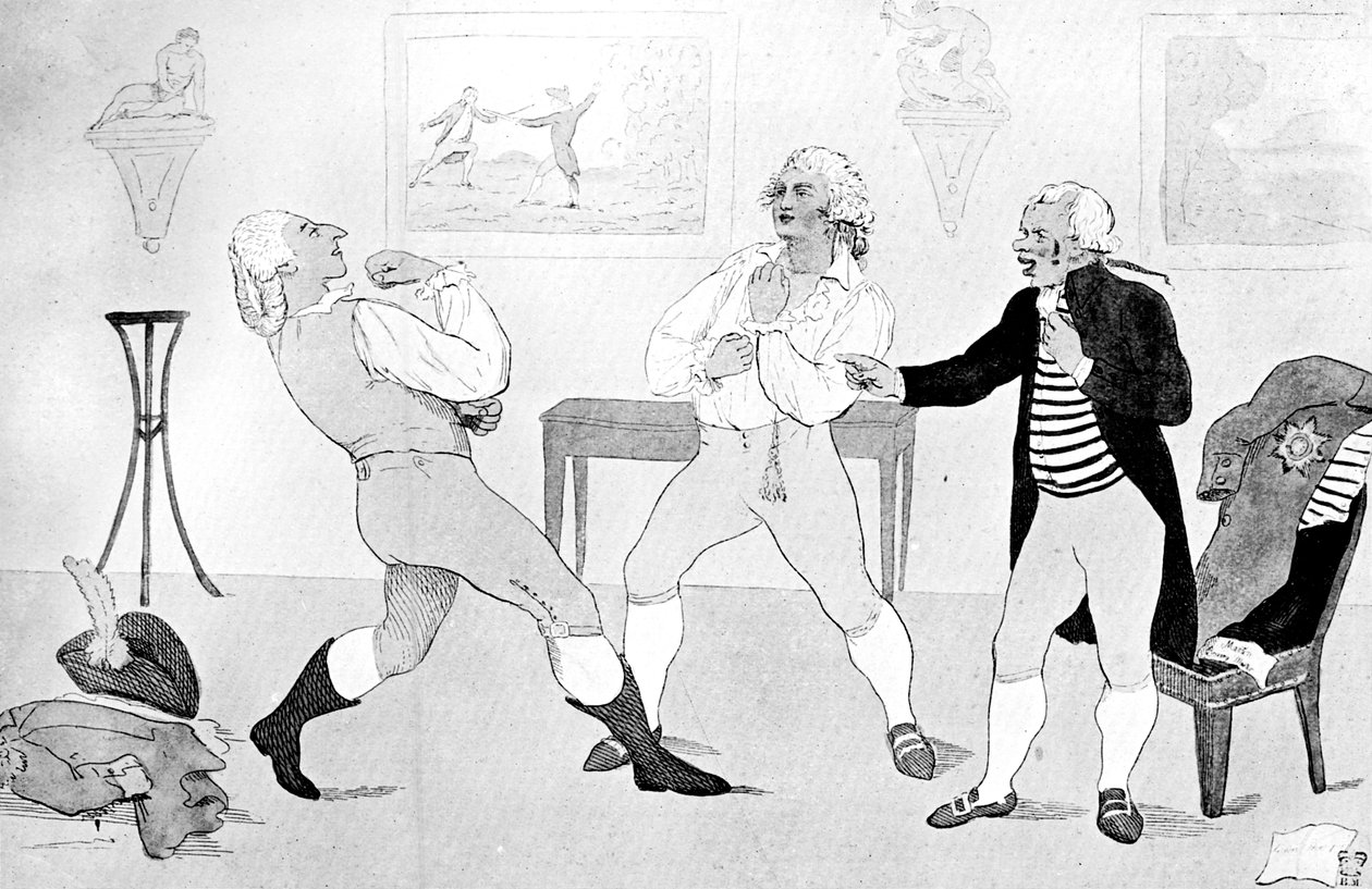 Royal Academy, 1786 av Unbekannt