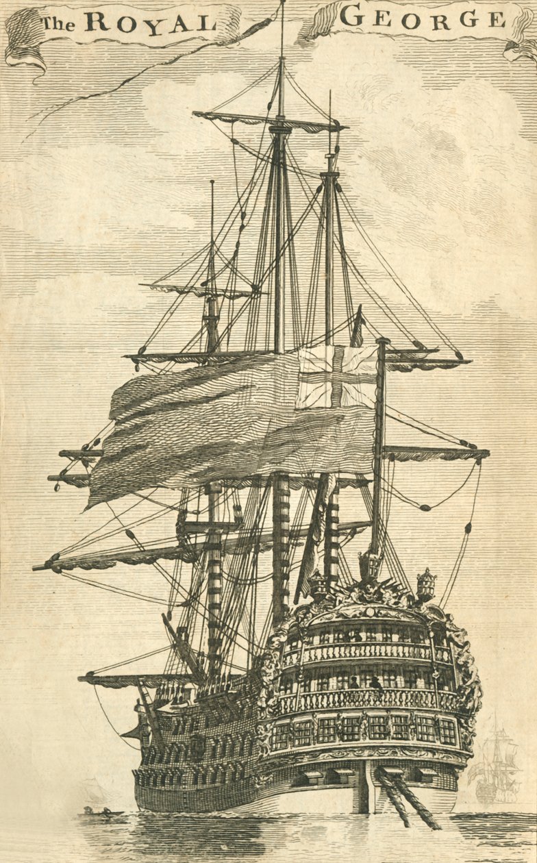 The Royal George, 1756. av Unbekannt