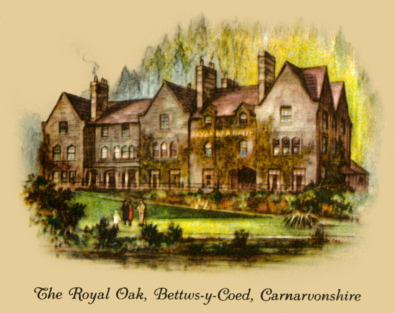The Royal Oak, Bettws-y-Coed, Carnavonshire, 1936. av Unbekannt
