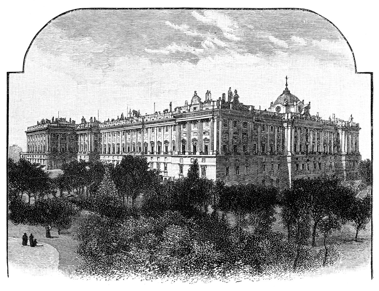 Kungliga palatset, Madrid, Spanien, 1900 av Unbekannt