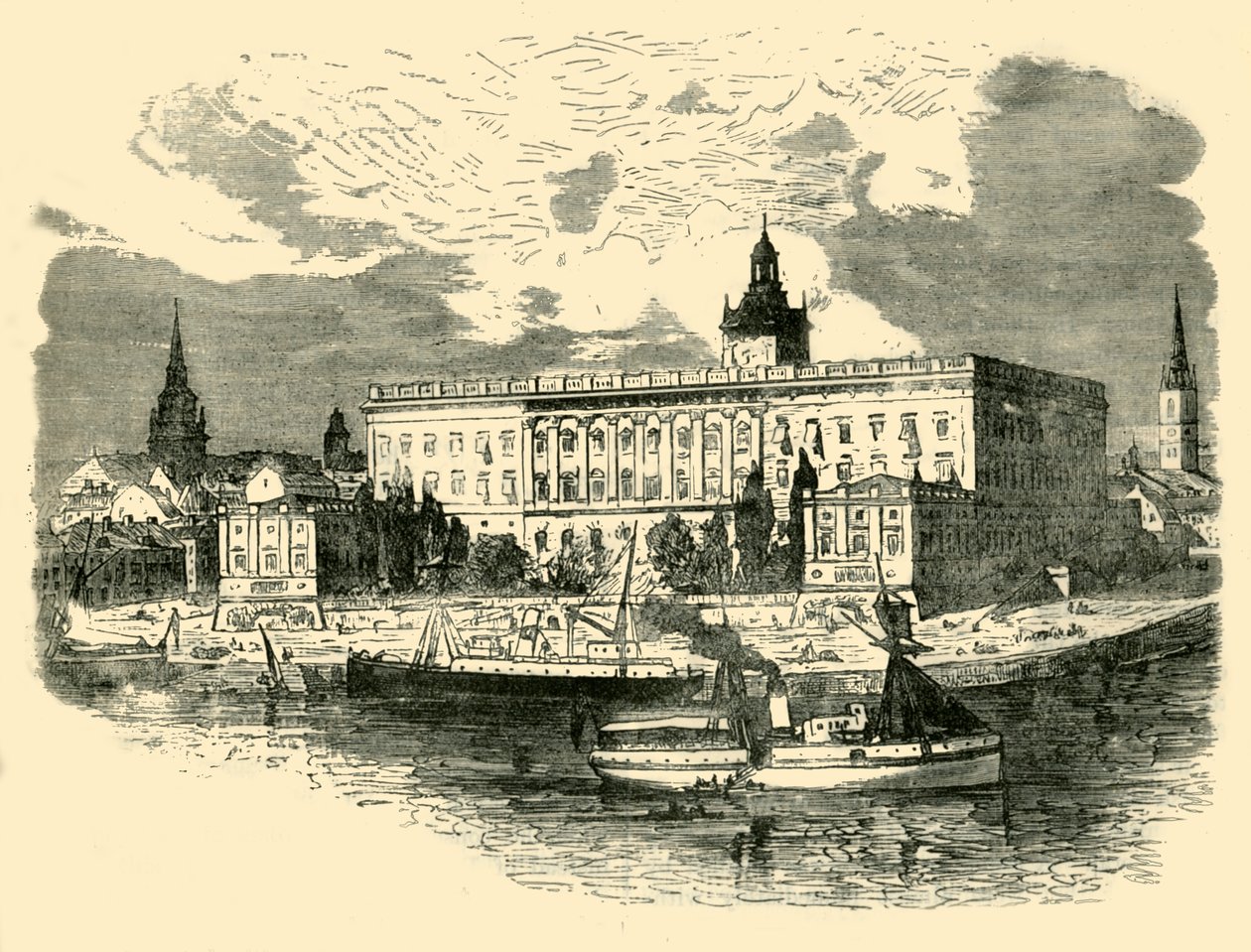 Kungliga slottet, Stockholm, 1890. av Unbekannt