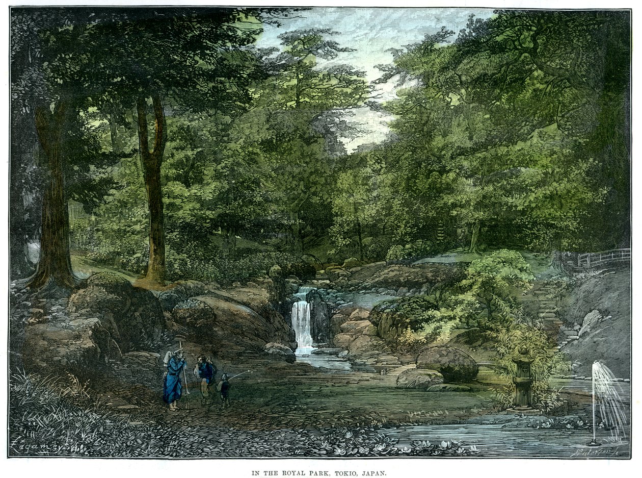 Royal Park, Tokyo, Japan, 1889 av Unbekannt