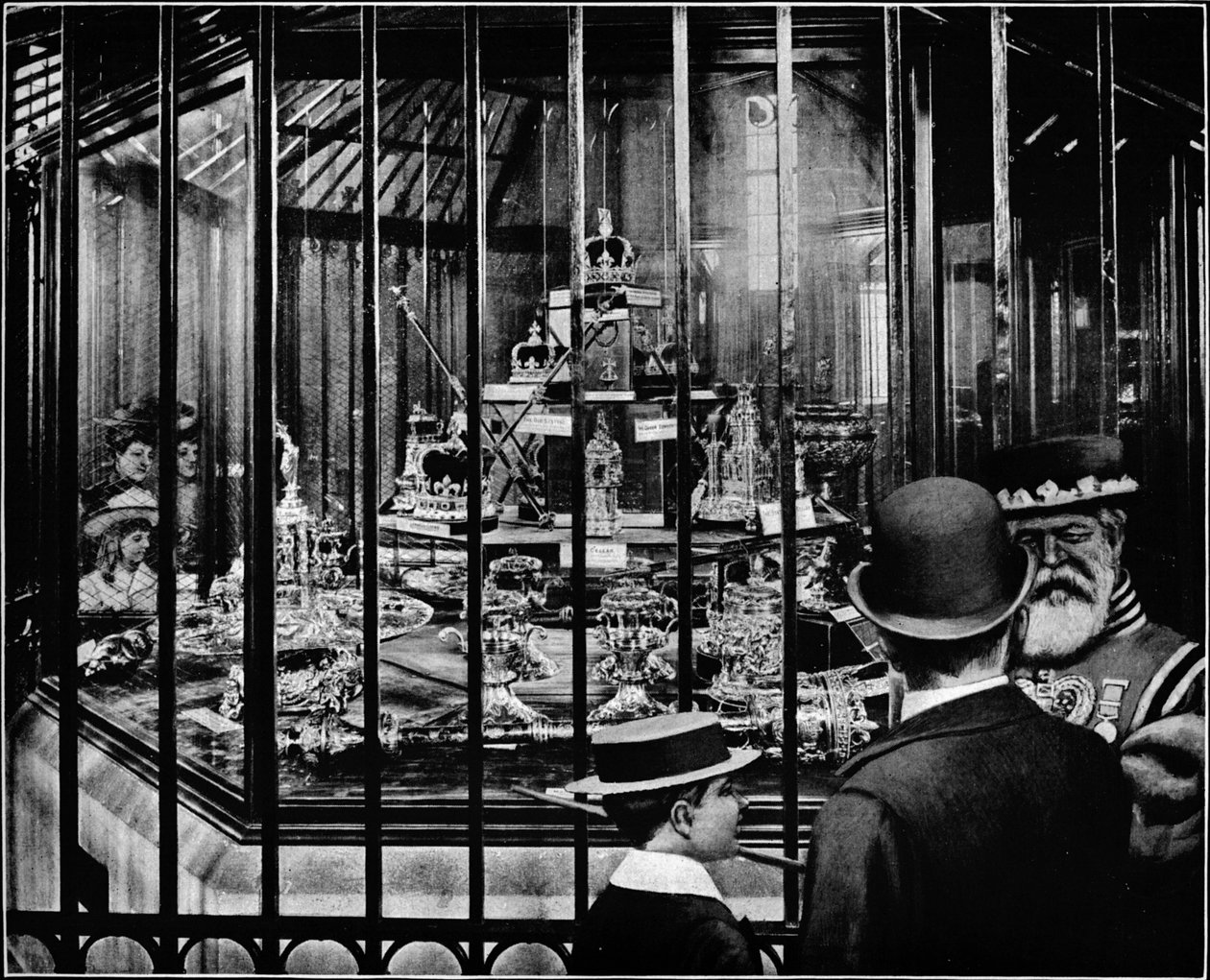 The Royal Regalia, Tower of London, c1903 1903 av Unbekannt