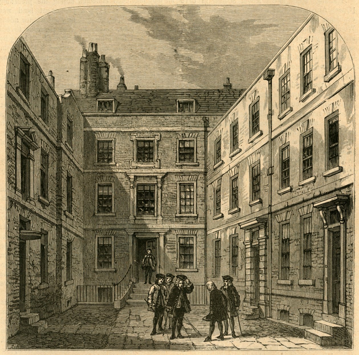 Royal Societys House i Crane Court, 1897. av Unbekannt
