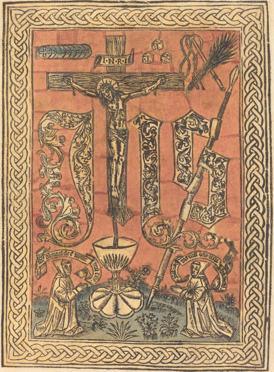 Det heliga monogrammet, ca. 1500. av Unbekannt