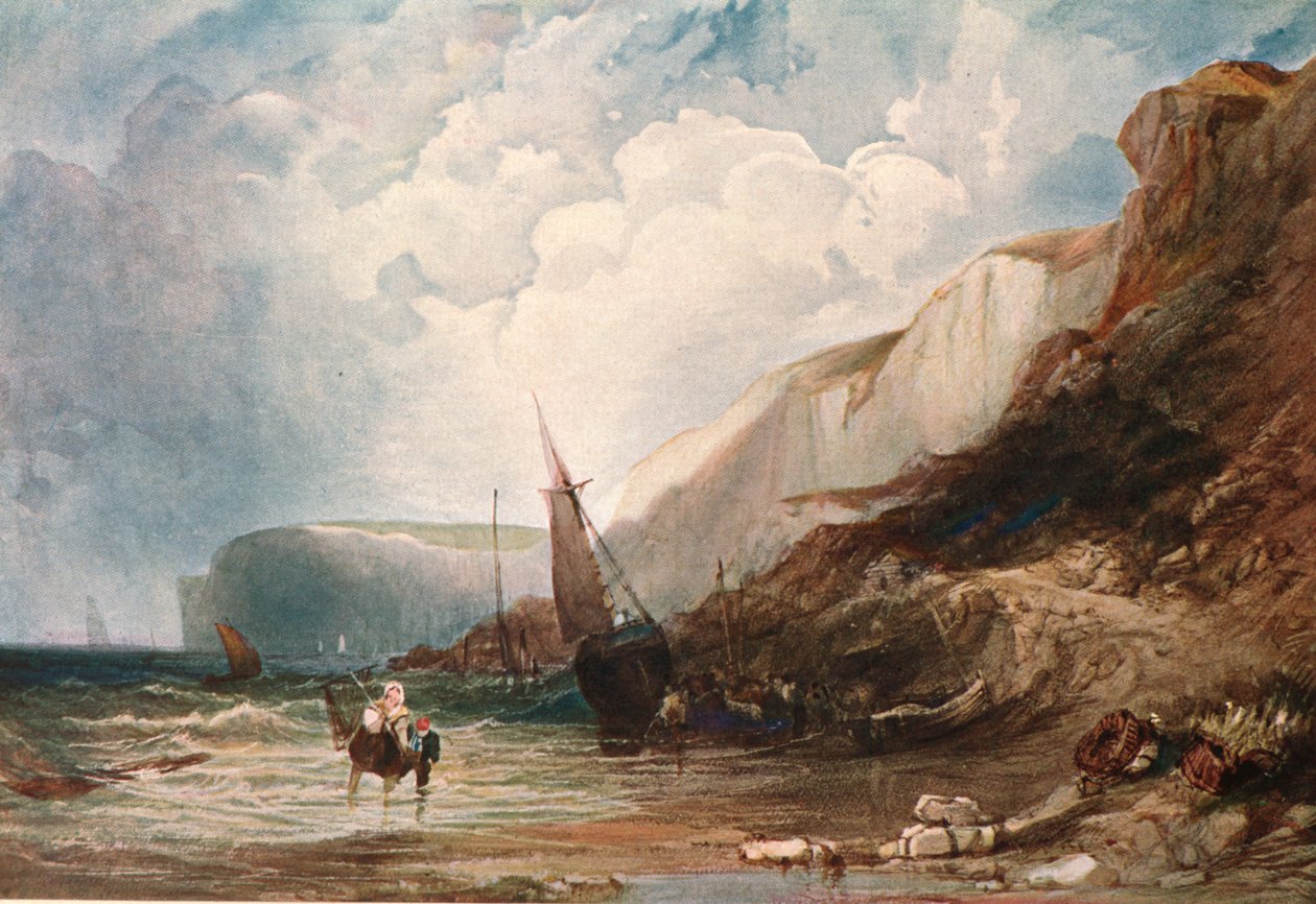 The Shrimpers, c1900. av Unbekannt