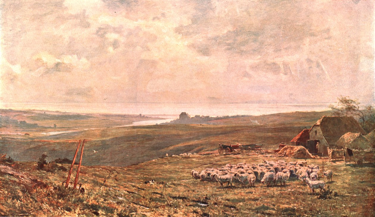 The Silver Lining of the Cloud, 1890, c1902. av Unbekannt