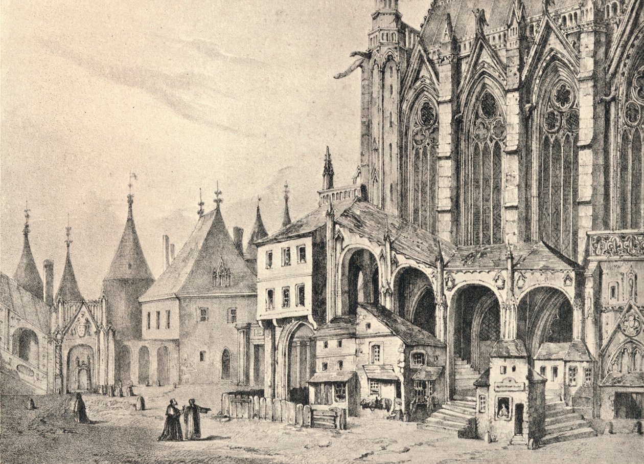 Trappan i Sainte-Chapelle, 1700 1915 av Unbekannt