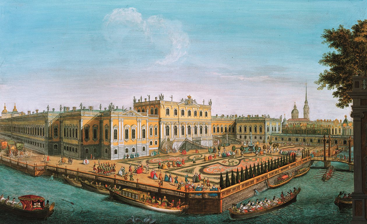 Sommarpalatset i St. Petersburg, 1753 av Unbekannt