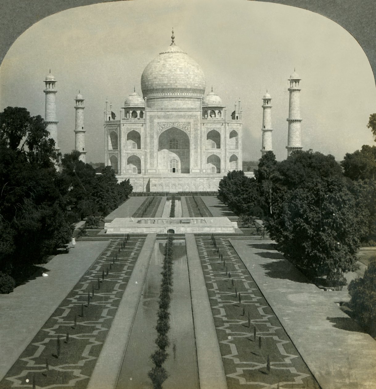 Taj Mahal, Agra, Indien, 1902. av Unbekannt