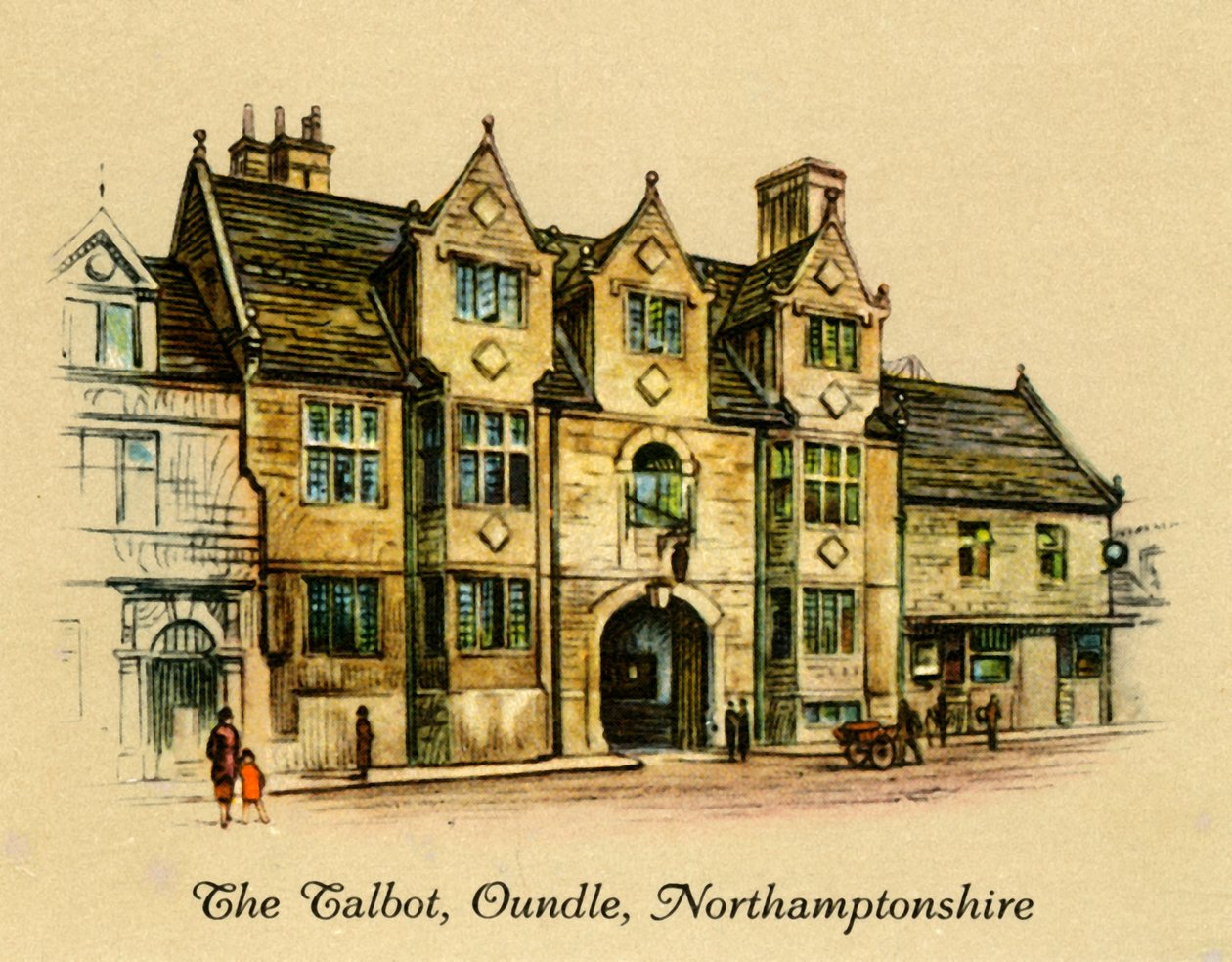 The Talbot, Oundle, Northamptonshire, 1936. av Unbekannt