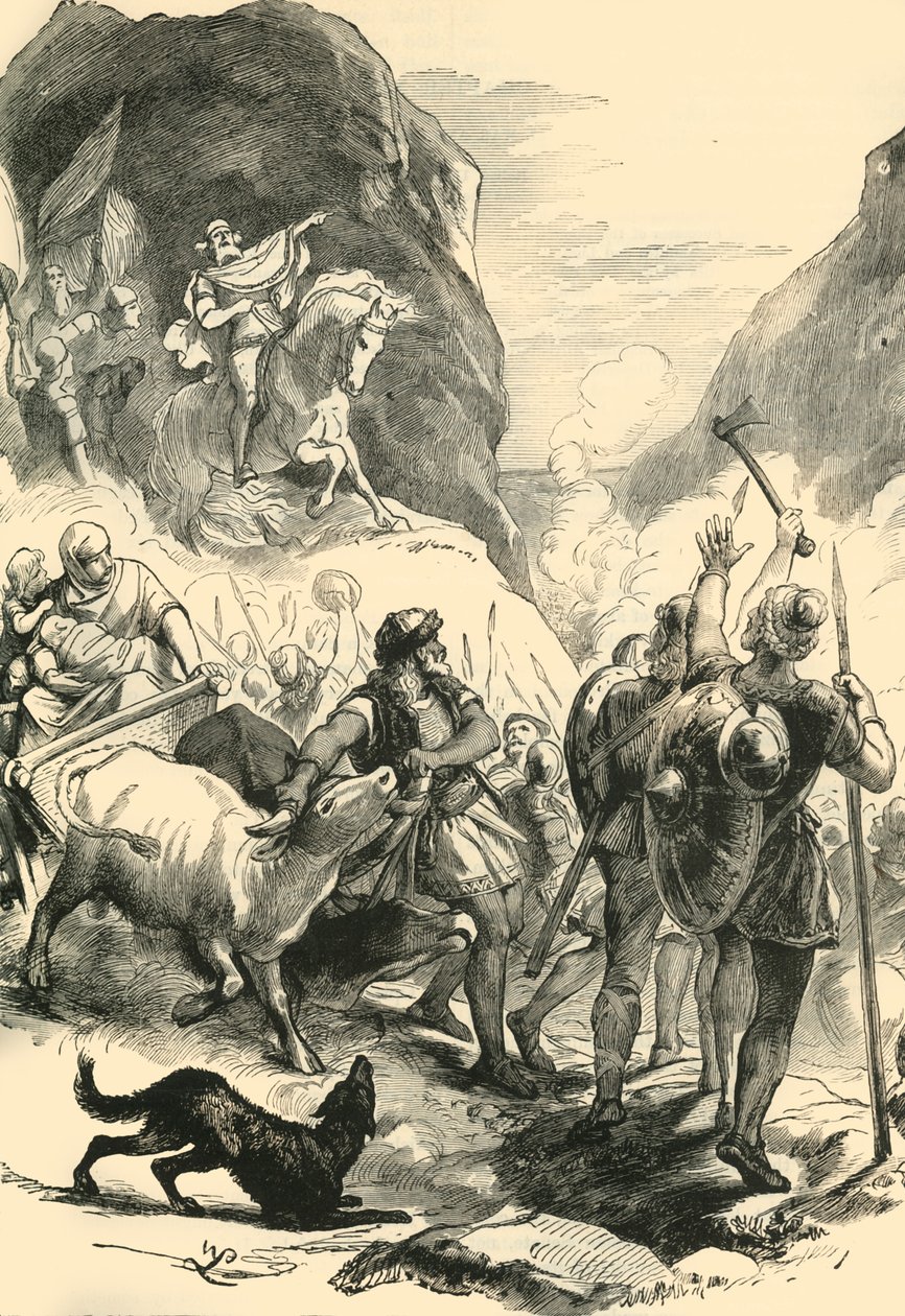 Teutonerna i mars 1890. av Unbekannt