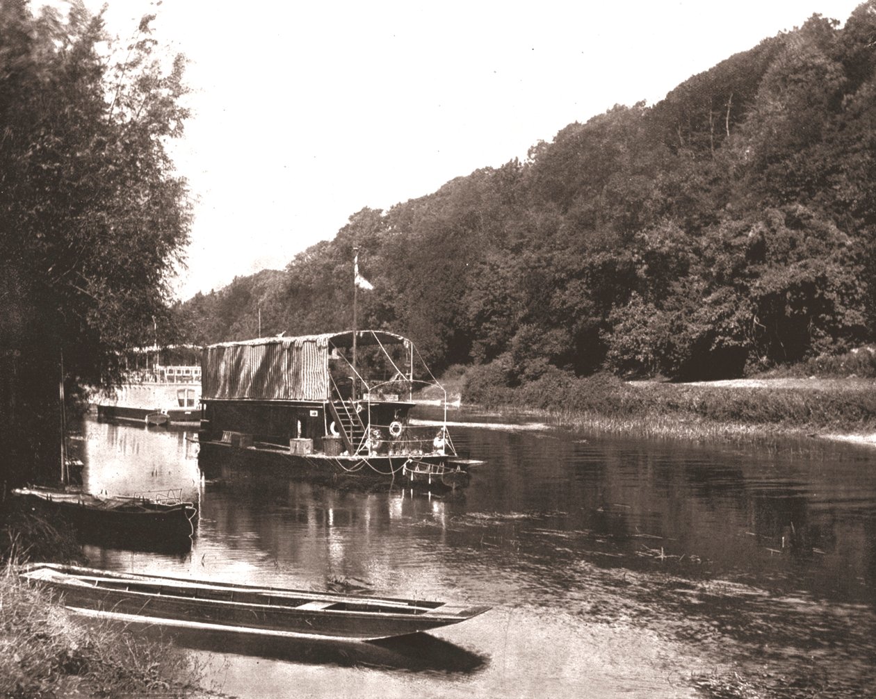 Themsen under Cliveden Wood, Berkshire, 1894. av Unbekannt