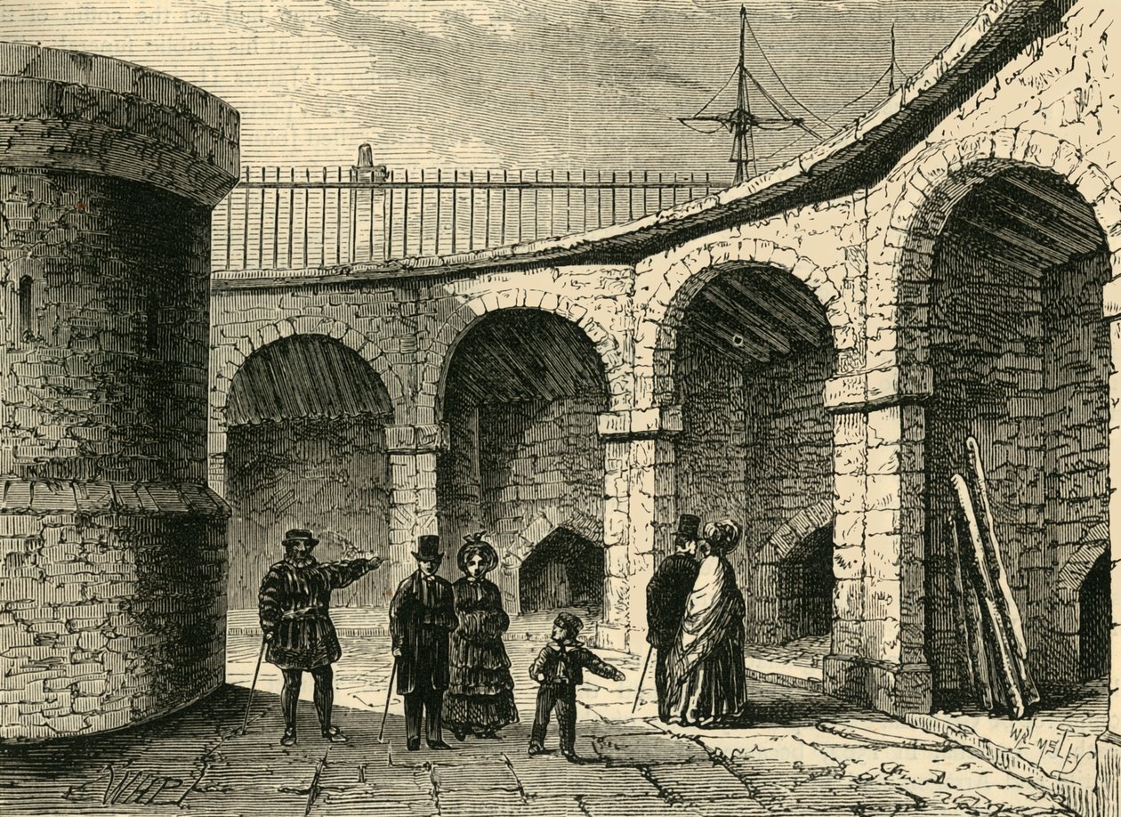 Tornmenageriet omkring 1820, c1872. av Unbekannt