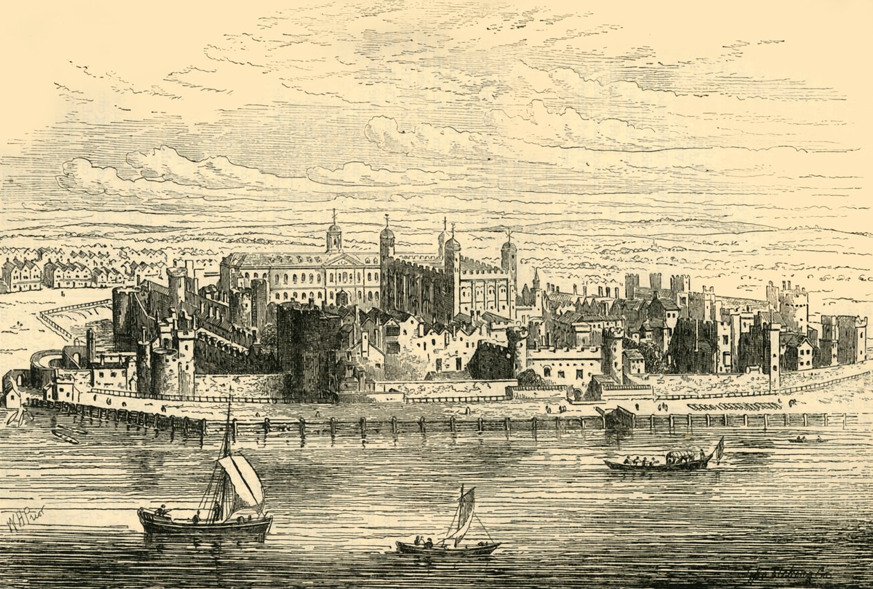 Towern i London, c1872. av Unbekannt