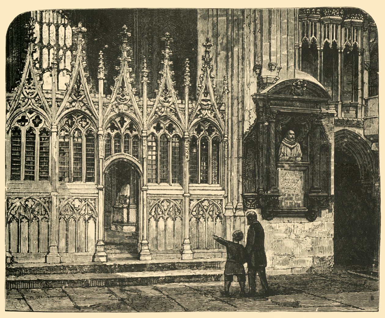 Martyrskapets tvärskepp, 1898. av Unbekannt