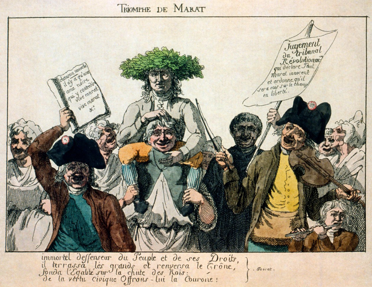 Marats triumf, 1793 av Unbekannt
