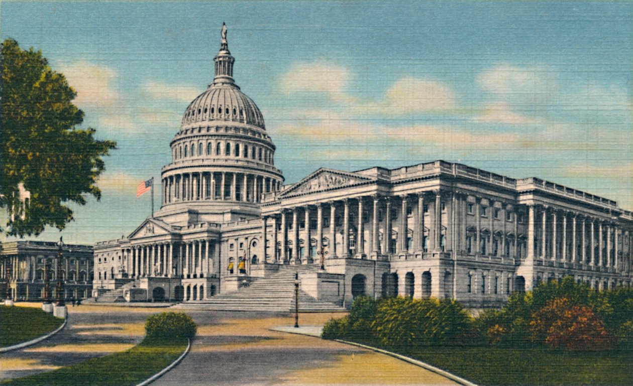 U.S. Capitol, Washington D.C., c1940-talet av Unbekannt