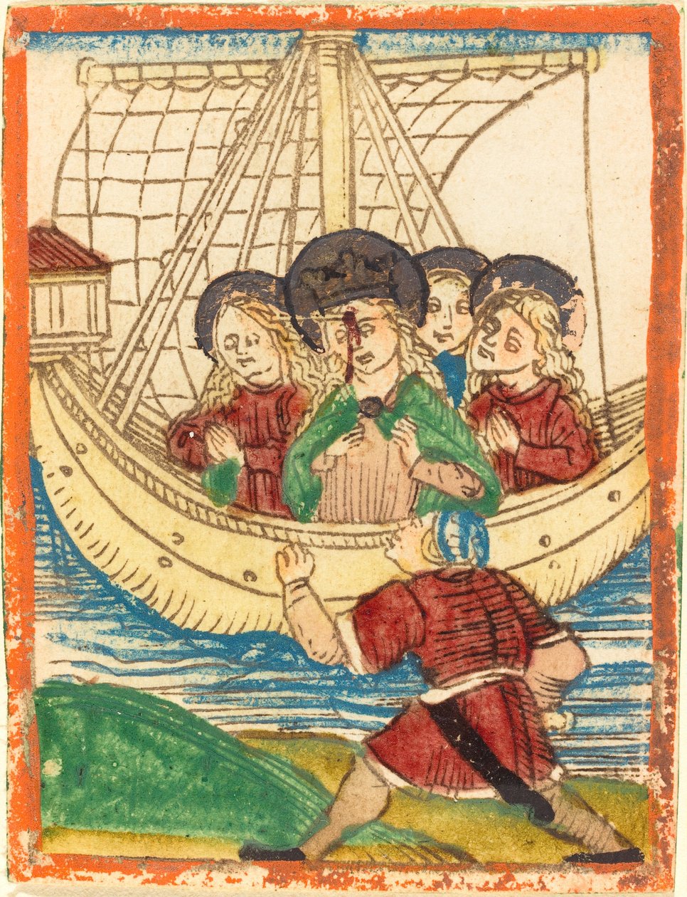 The Voyage of Saint Ursula, 14801490. av Unbekannt